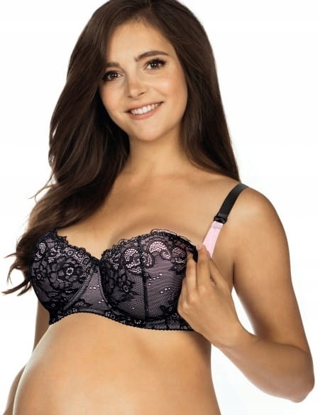 Podprsenka Lupoline 3050 černá na kojení 75D