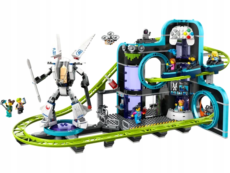Lego City 60421 Park Svět robotů s horskou dráhou