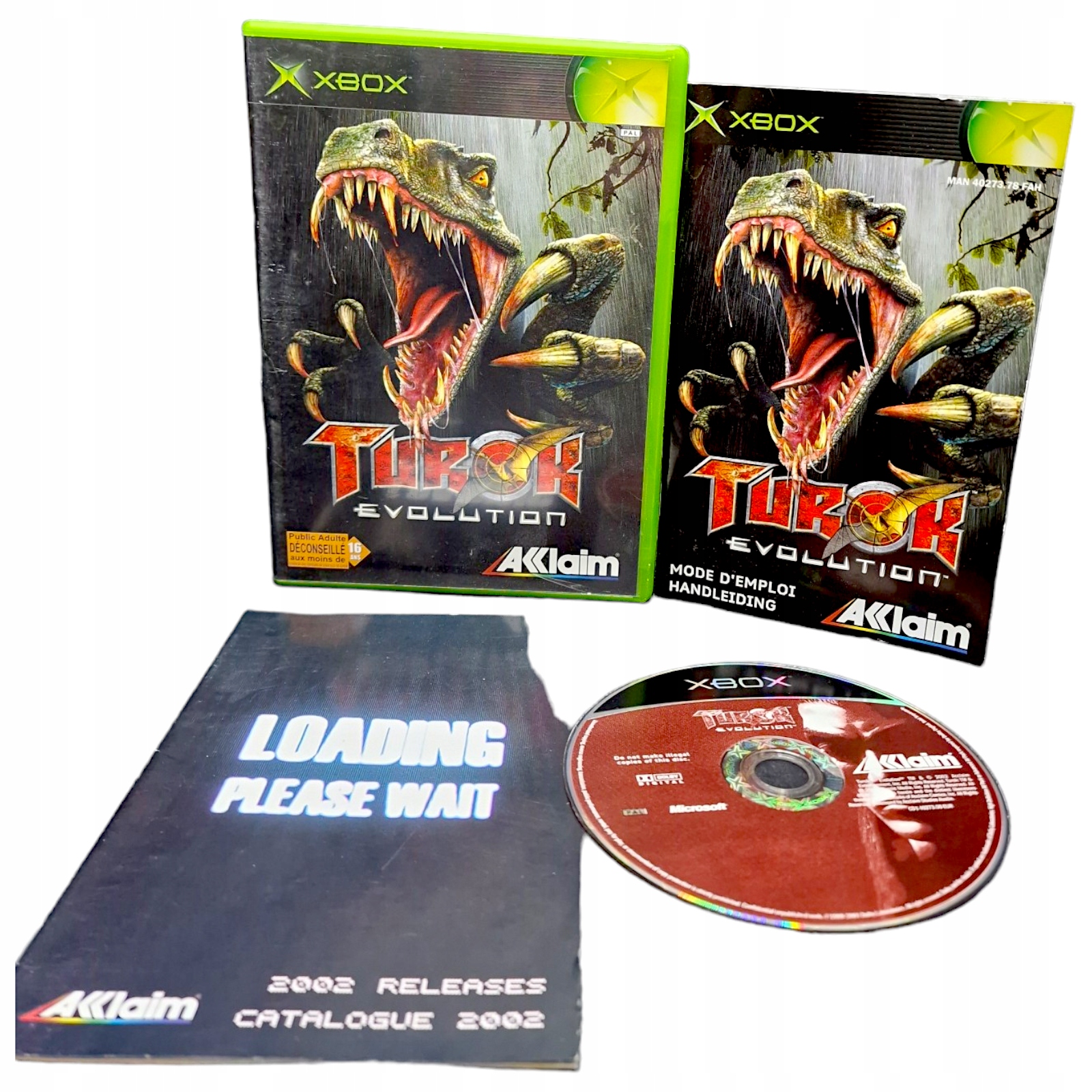 TUROK EVOLUTION Microsoft Xbox Classic gra akcji retro Tytuł TUROK EVOLUTION
