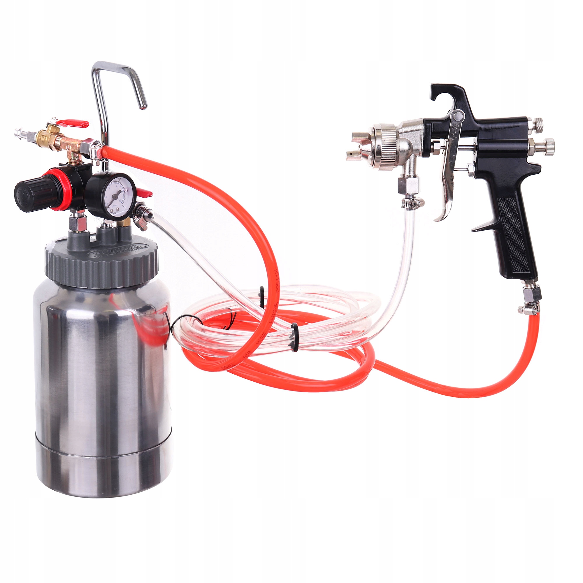 Malířský agregát PT-2H Stříkací pistole 1,8 mm Tlaková nádrž 2 l