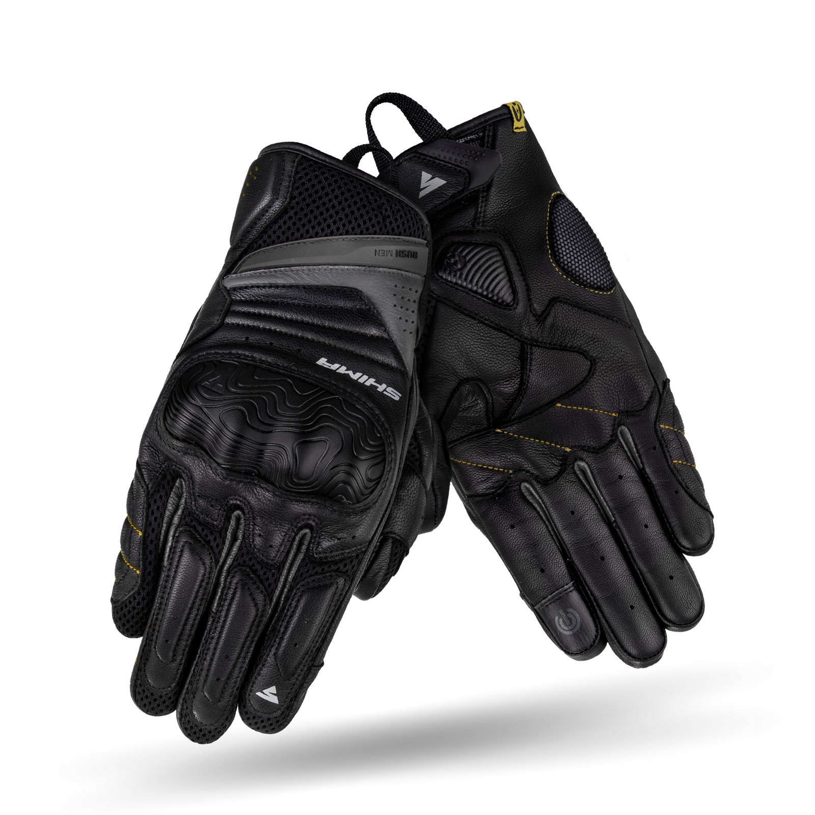 

Rękawice motocyklowe Shima Rush Men Black r. L