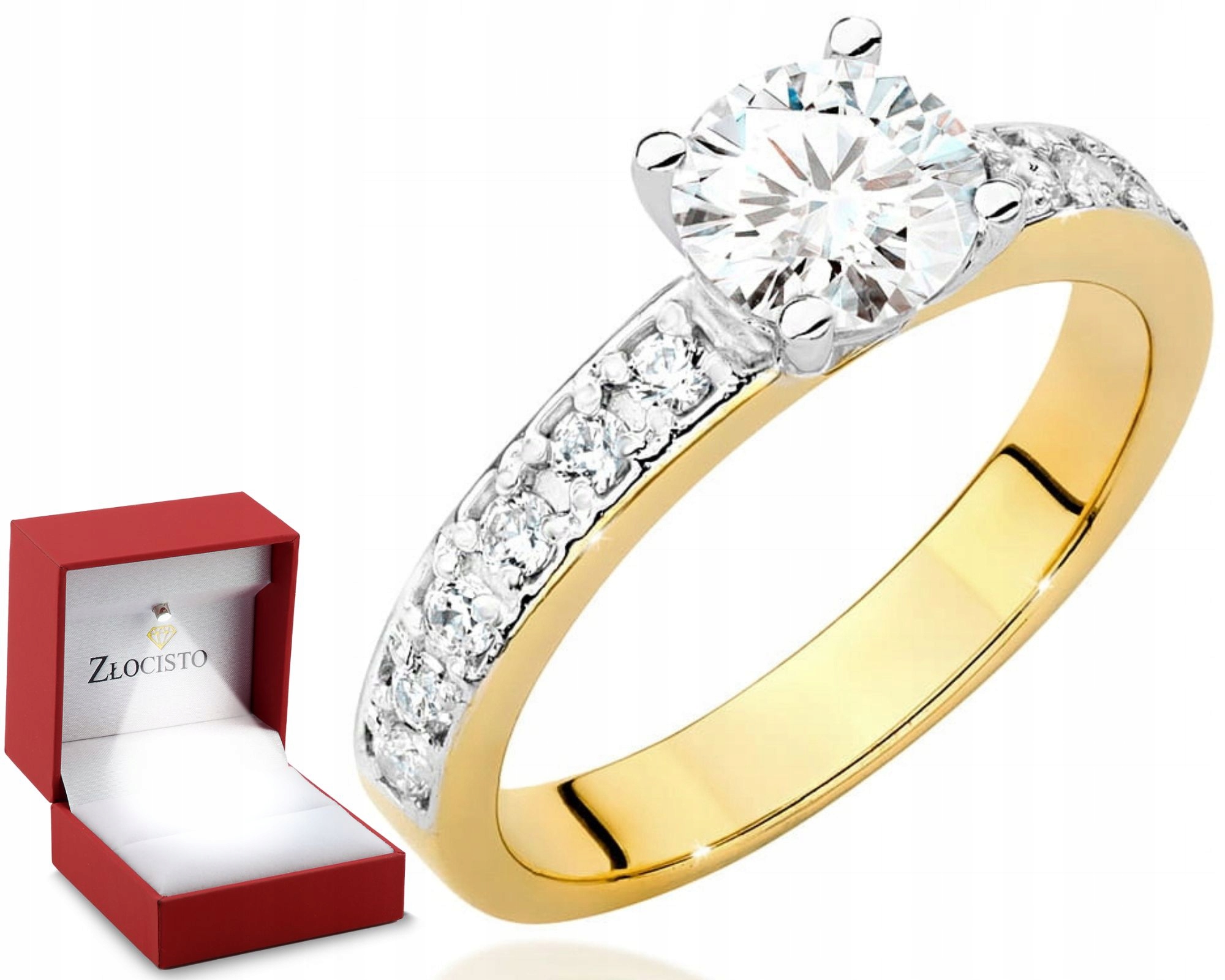 Zlatý Prstýnek S Diamanty 585 Grawe