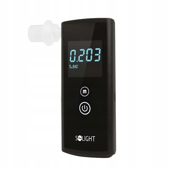 Alkohol Tester Solight profi, 0,0 3,0‰ Bac, citlivosť 0,1‰, farebný