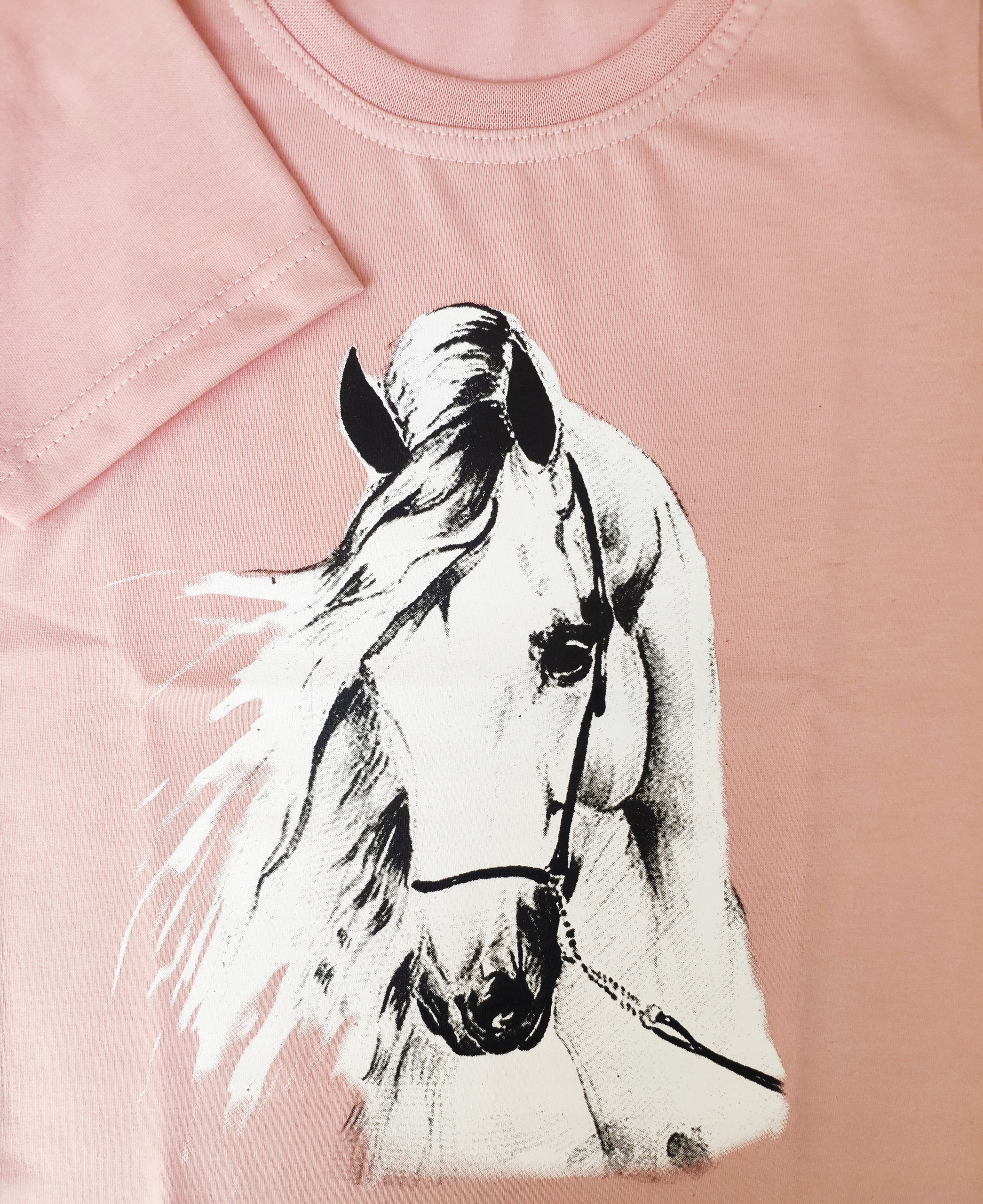 

Polska bawełna koszulka Tshirt koń 134