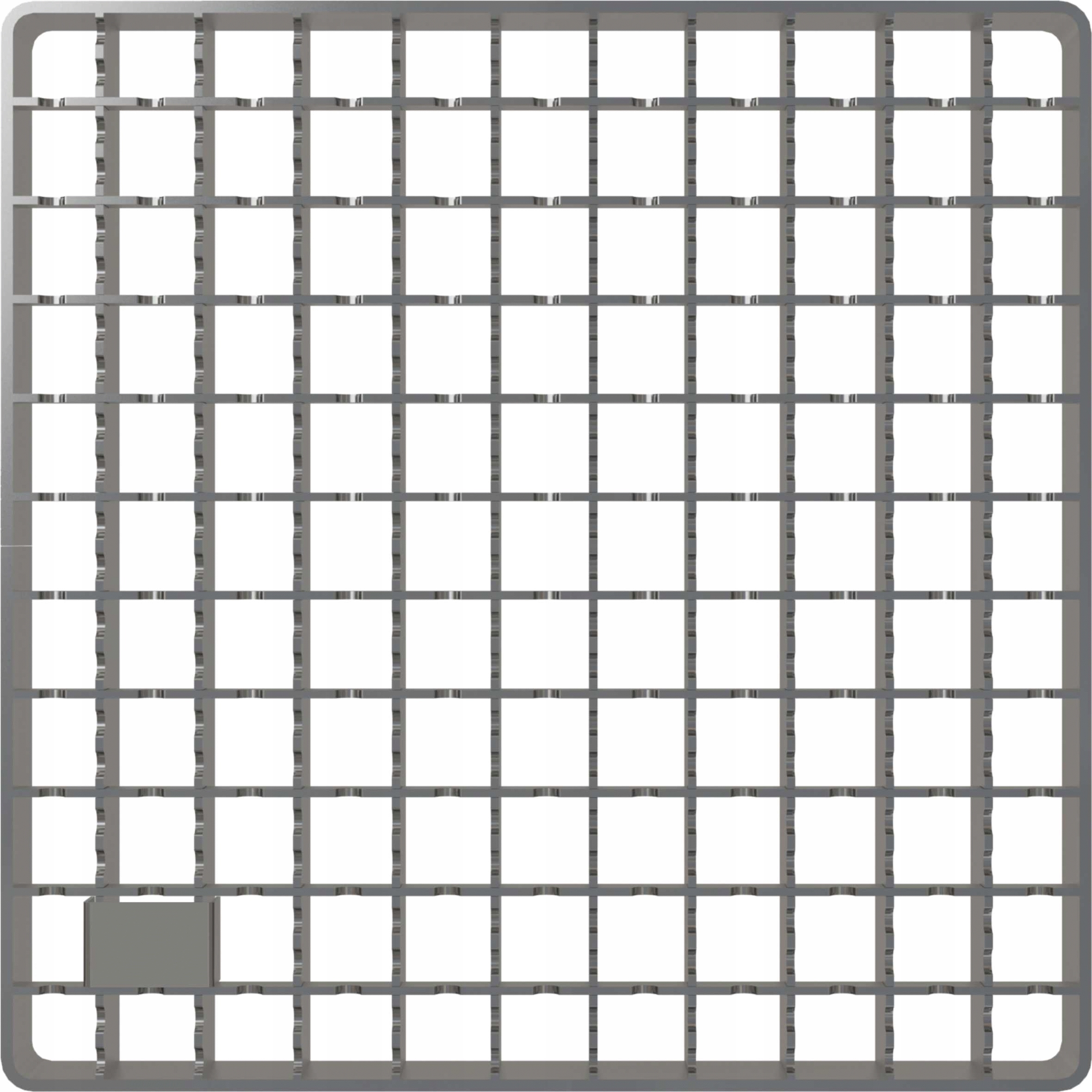 Maskovací mřížka pro odtok 300x300 APR1, nerezová ocel Aisi 304