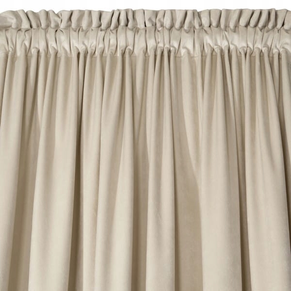 

D91 Zasłona Designerska 135X300 Velvet Rosa Beżowy