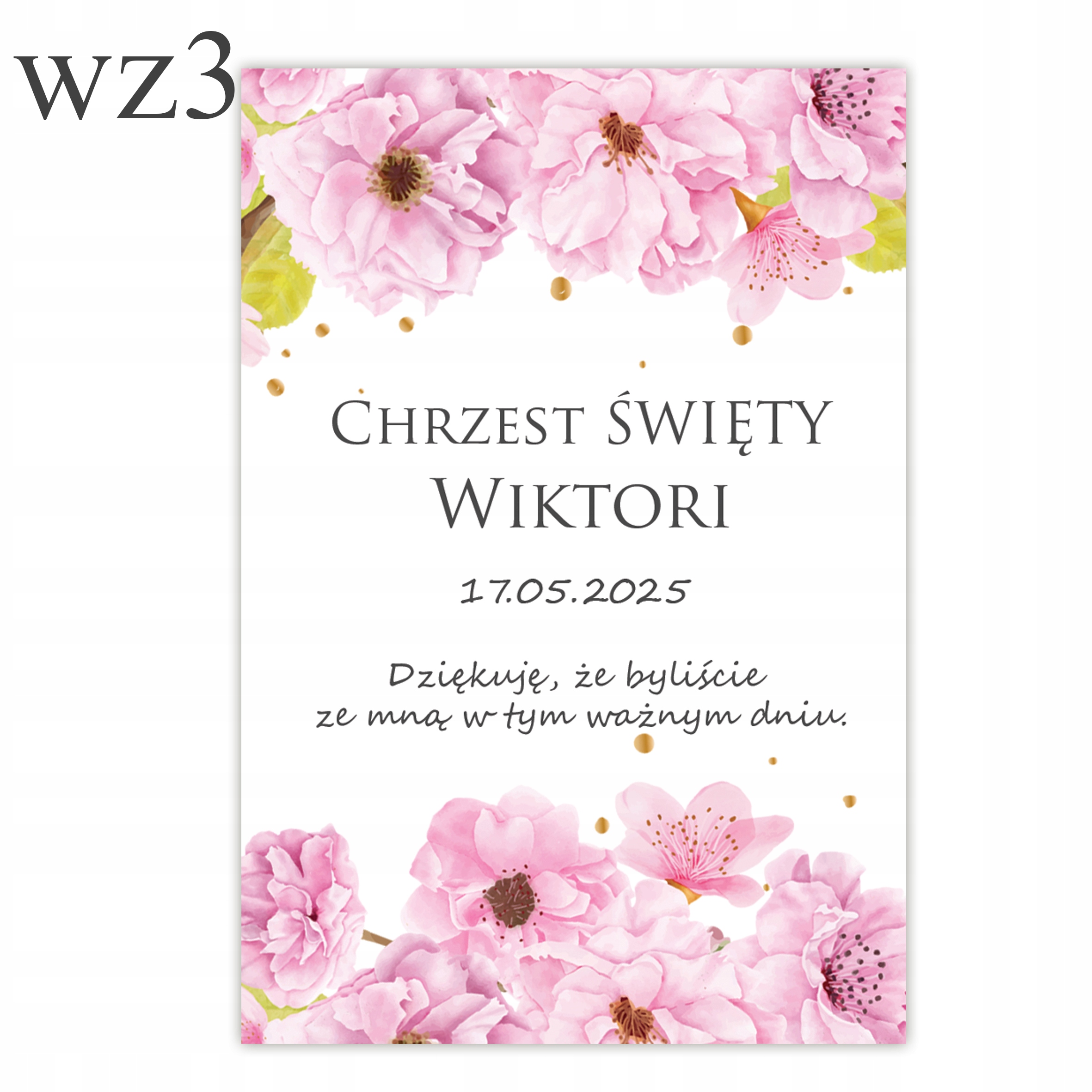 PODZIĘKOWANIA DLA GOŚCI CHRZEST ŚWIĘTY ANIOŁEK BRELOK UPOMINEK Przeznaczenie dla gości