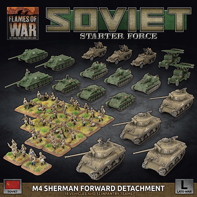FoW Soviet M4 Sherman Forward Detachment