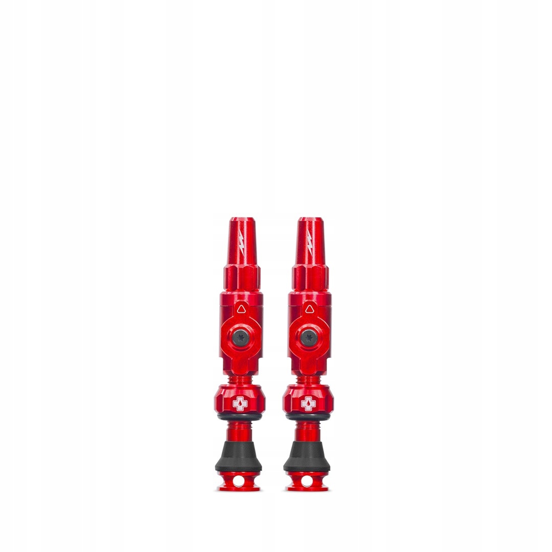 Muc-off Big Bore Lite 30 mm Red Bezjádrové ventily Tubeless 30 mm Červená
