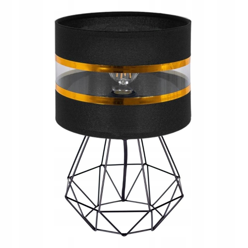 LAMPKA NOCNA STOŁOWA BIURKOWA DIAMENT Z ABAŻUREM EAN (GTIN) 5904194204471