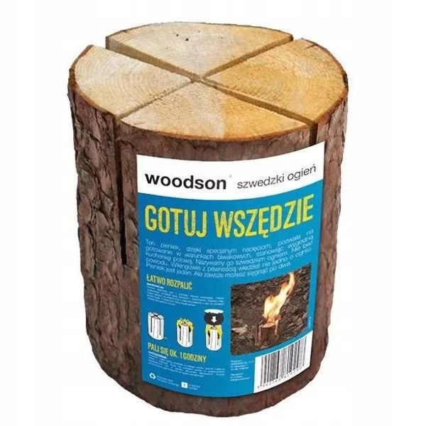 

Pieniek Drewniany "Szwedzki Ogień" Ognis
