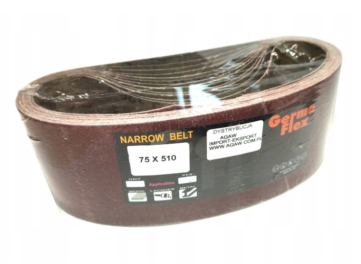 Pas bezkońcowy płótno papier ścierny 75x510 p80