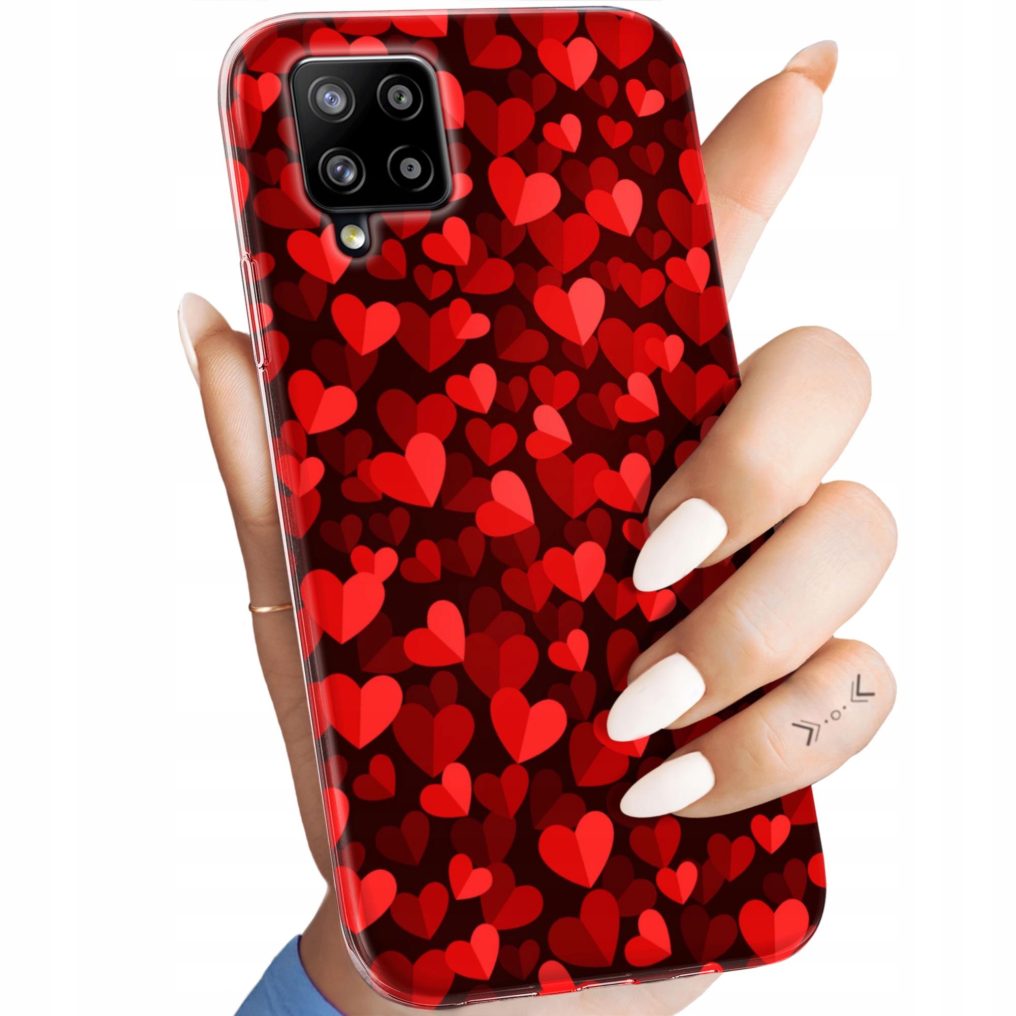 Etui Do Samsung A42 5G Walentynki Miłość Serce Obudowa Pokrowiec Case