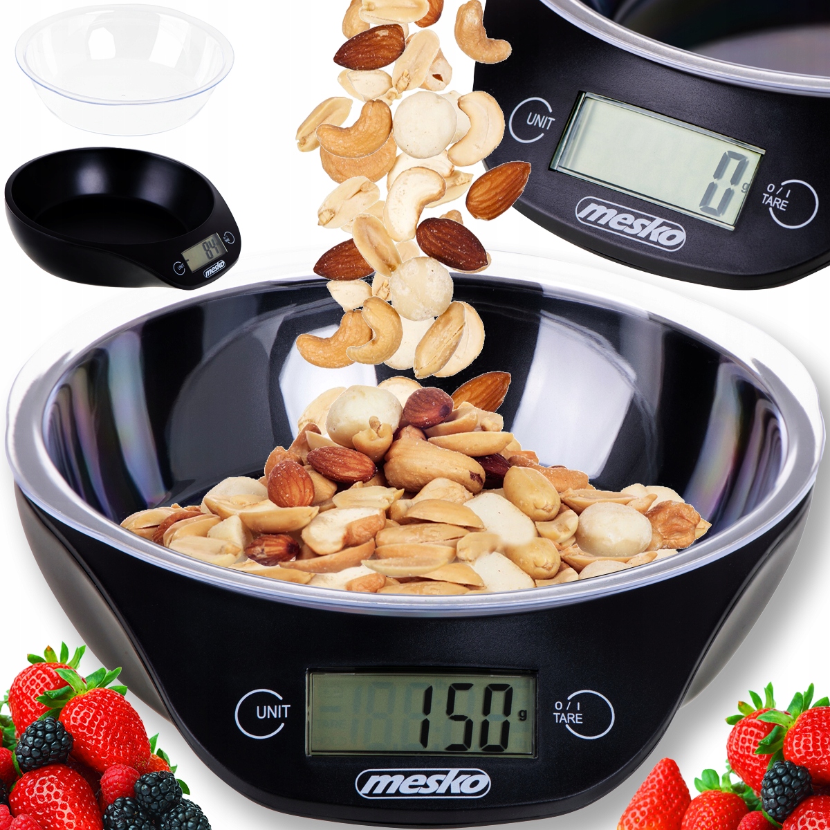 

Waga Kuchenna Elektroniczna Metalowa 5 Kg Tara/lcd