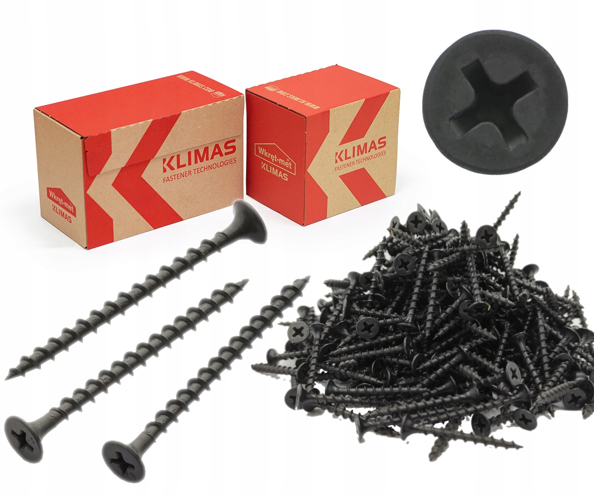 

Wkręty Do Płyt Karton Gips Drewno 3,5x35 1000sztuk
