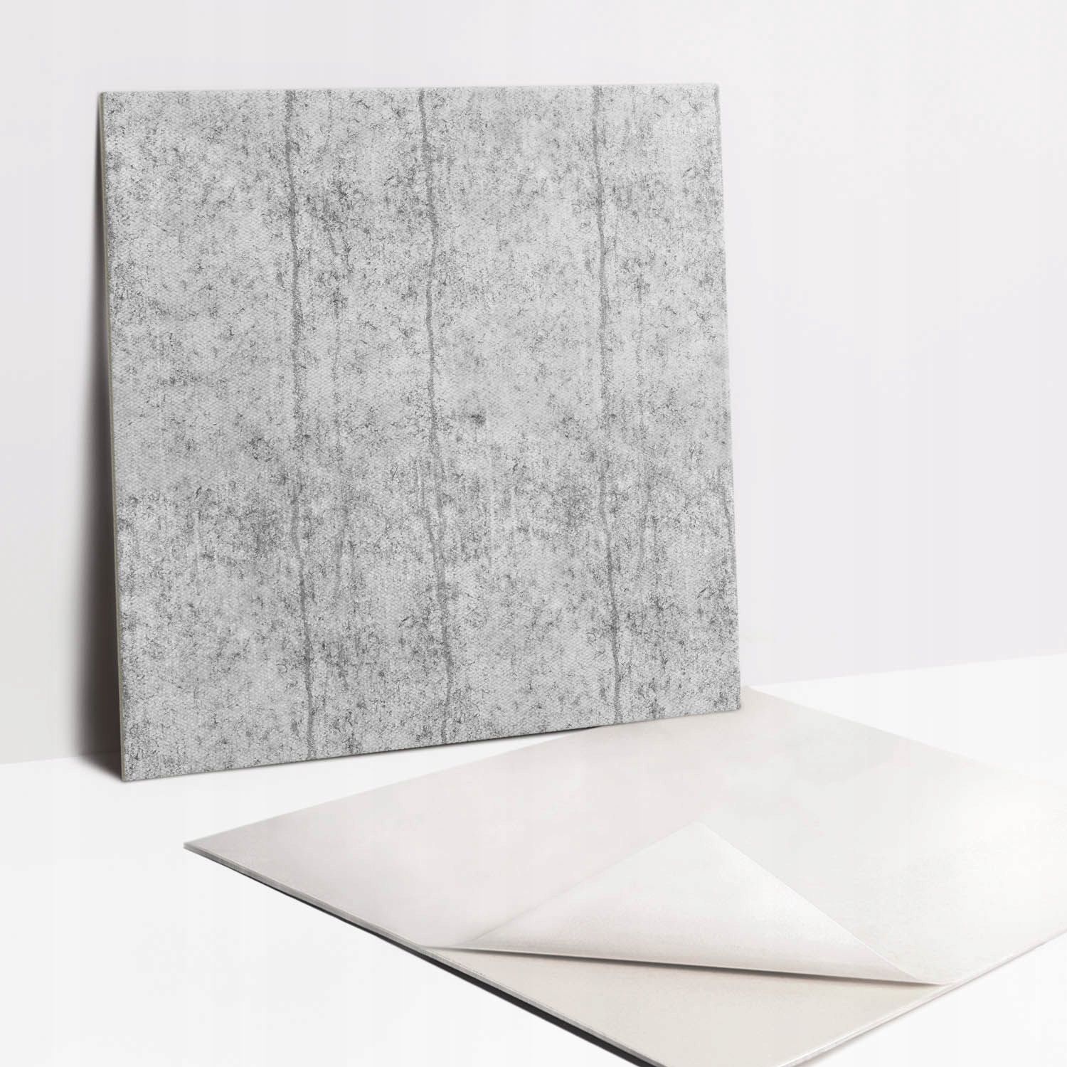 Pvc panel samolepicí Dlaždice na stěnu Podlahová textura betonu 9 ks