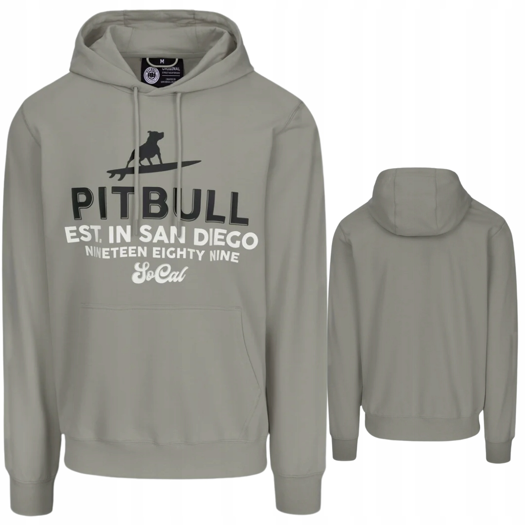 Pánská Mikina Mikina S Kapucí Kapustou Pitbull West Coast S Námi Pro Psy, Šalvějová, Velikost XL