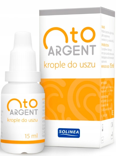 

Otoargent krople do uszu Solinea 15 ml