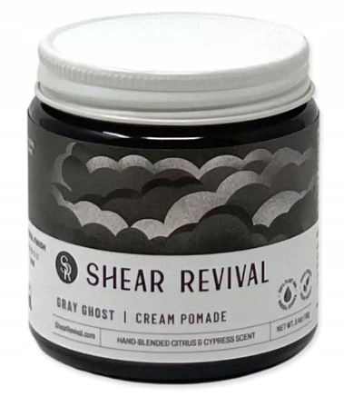 Pomada do włosów wegańska kremowa Grey Ghost 96 g