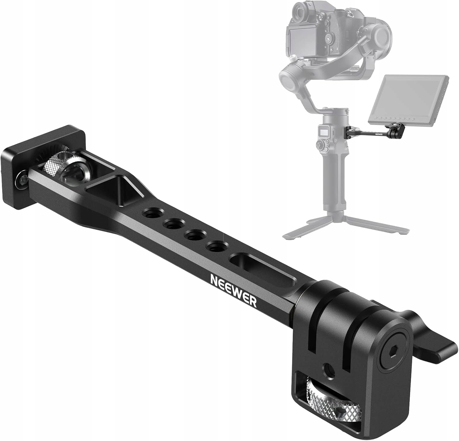 Držák Grip Držák Upevnění pro Dji Ronin Zhiyun Moza na LCD monitor Neewer