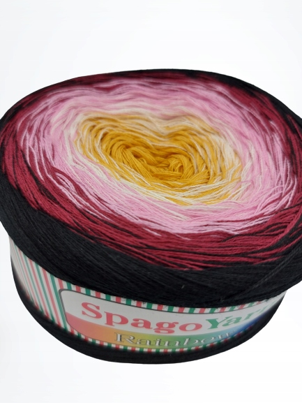 Włóczka Rainbow Spagoyarn kol. 05 wielobarwny