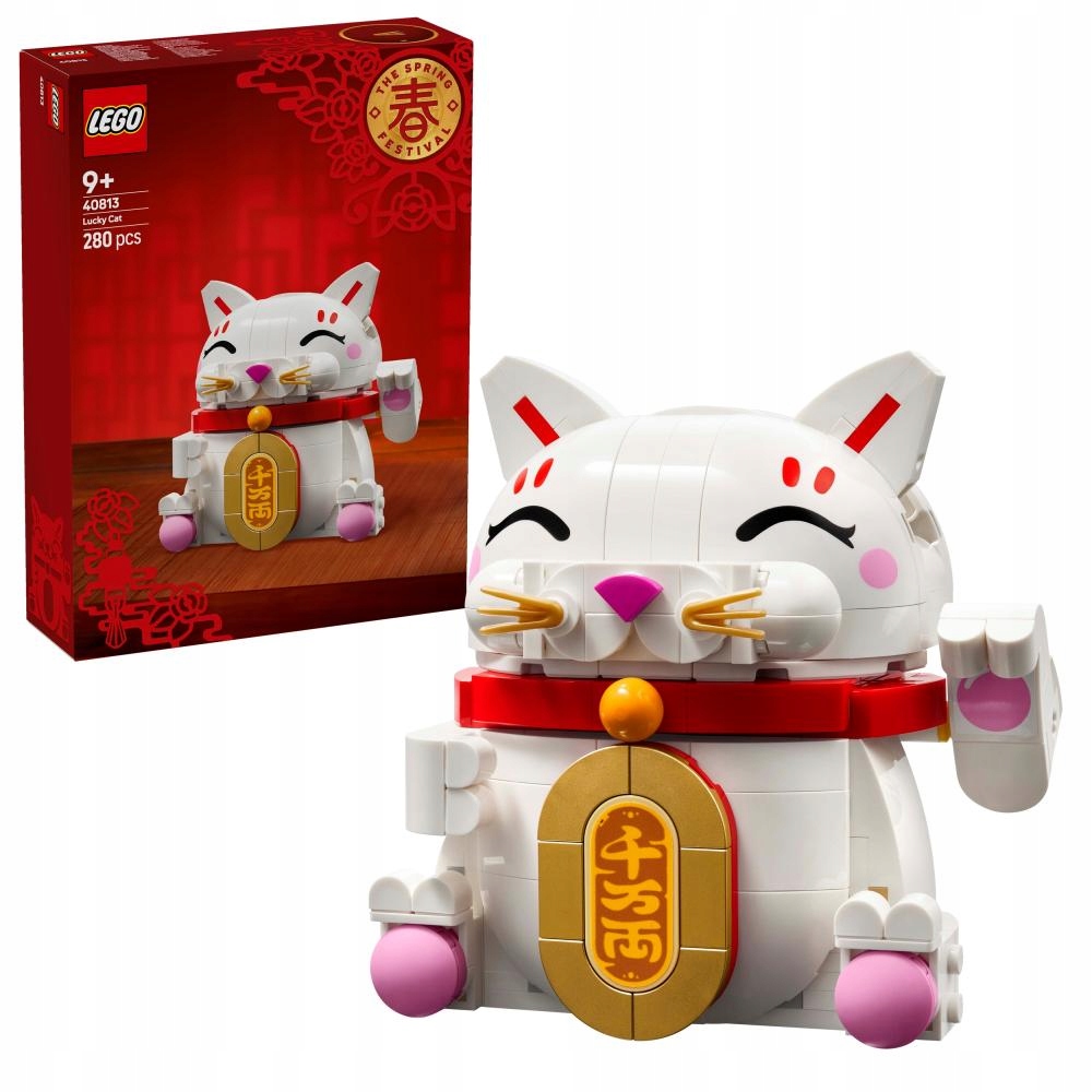 LEGO 40813 Iconic Japoński kot szczęścia