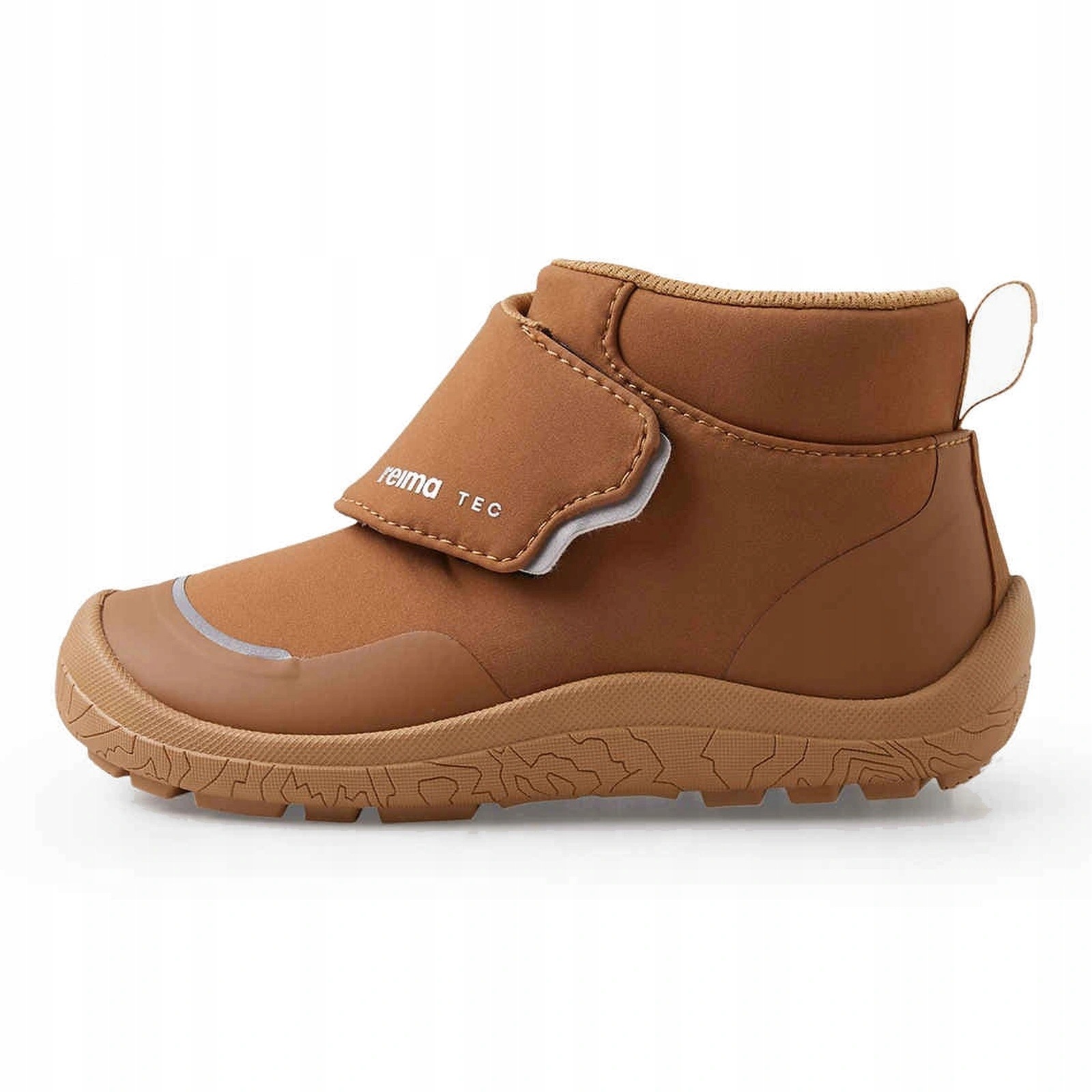 Buty barefoot na rzepy przejściowe dziecięce Reima Hyppii Cinnamon brown 23