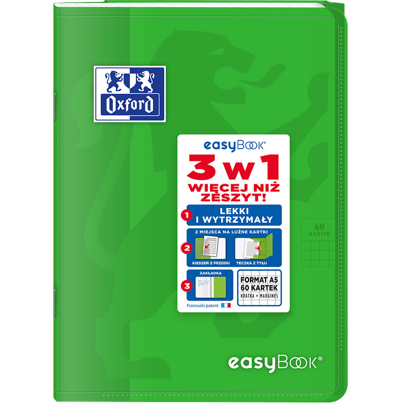 ZESZYT A5/60K KRATA OXFORD EASYBOOK 400146693 A'8