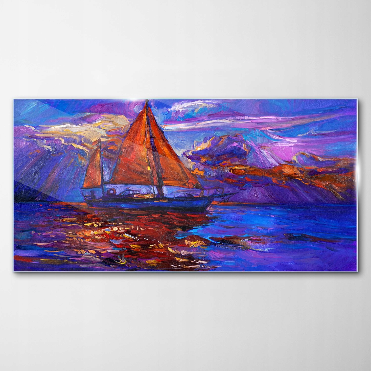 

Obraz na Szkle Dekor Morze krajobraz Statek 100x50