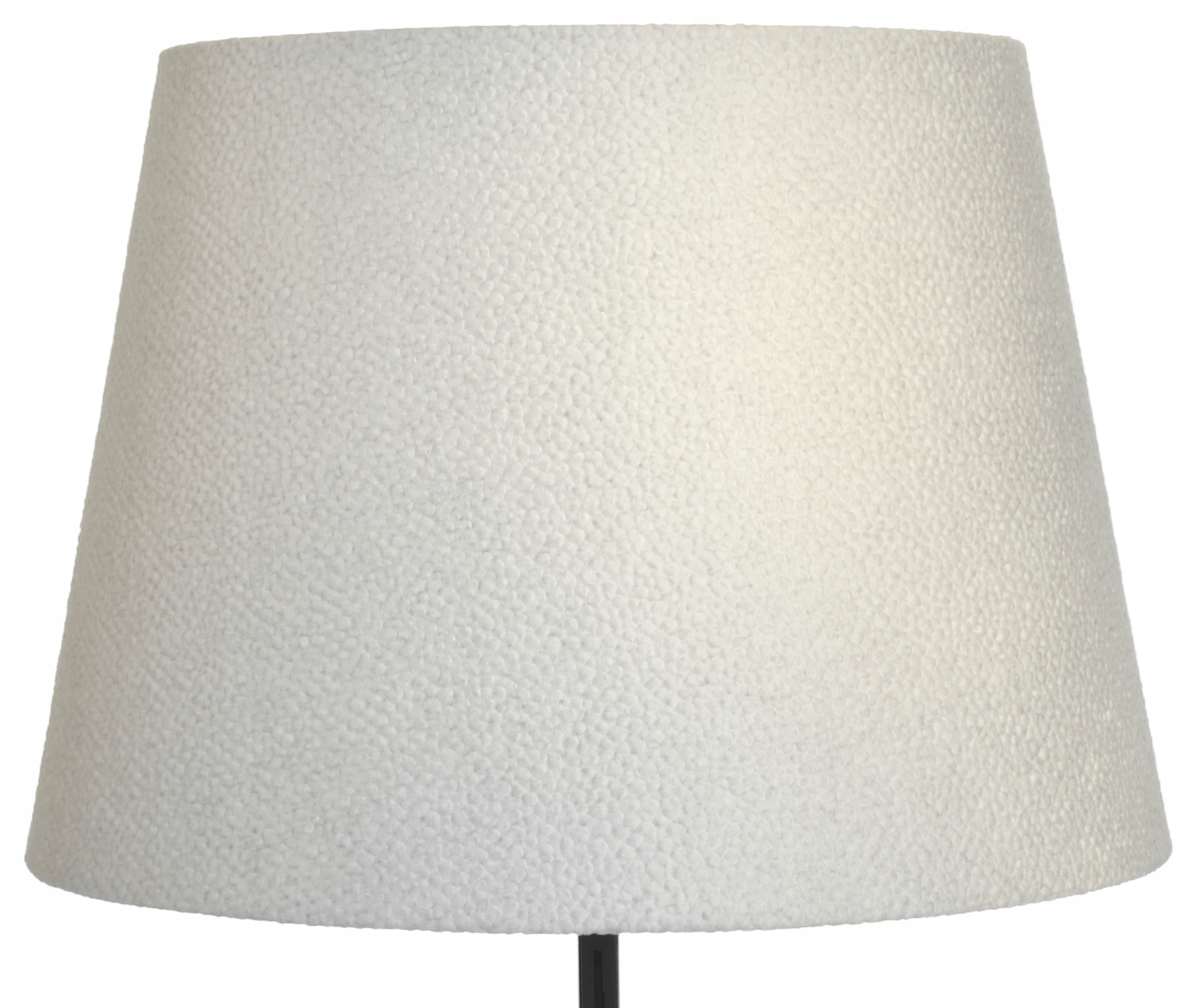 Abažúr pre stolovú podlahovú lampu Klosz kužeľ E27 Biely 44 cm Arezzo