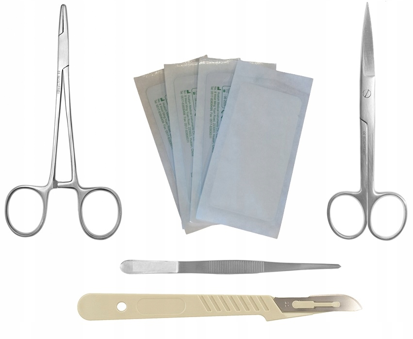 

Zestaw do nauki szycia chirurgicznego nici