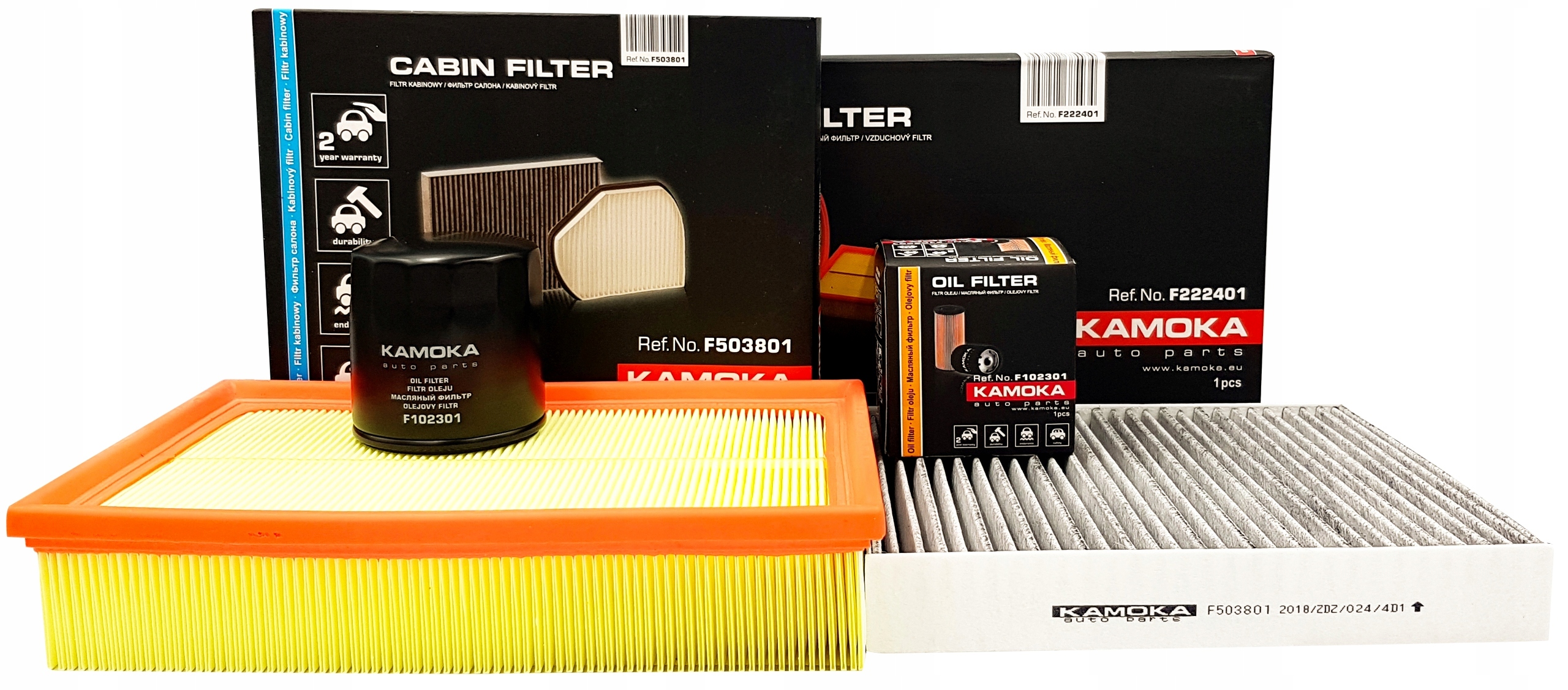 

Ford Focus MK2 1.4 1.6 16V Zestaw Filtrów Kamoka