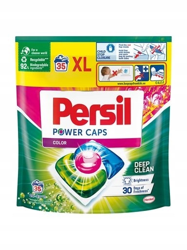 Levně Persil Power Caps Color kapsle na praní barvy 35ks