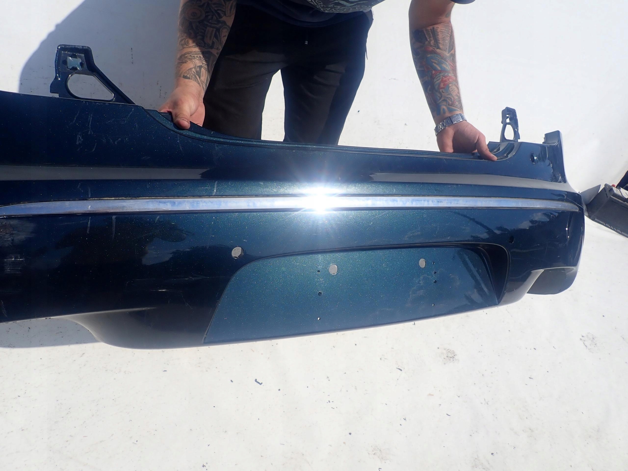 JAGUAR XJ X351 09-15 bumper rear part rear PDC