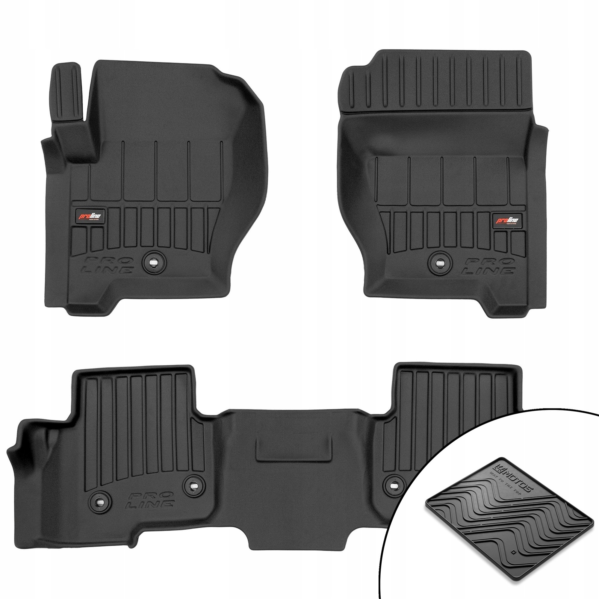 3D gumové rohože Land Rover Discovery IV 2009-2016 podložka darček