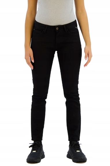 Replay Černé Úzké Nohavice S Oděrkami 33/32 Jqe