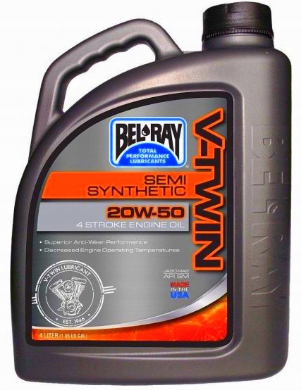 

Olej półsyntetyczny Bel-Ray V-Twin 4T 4l 20W-50