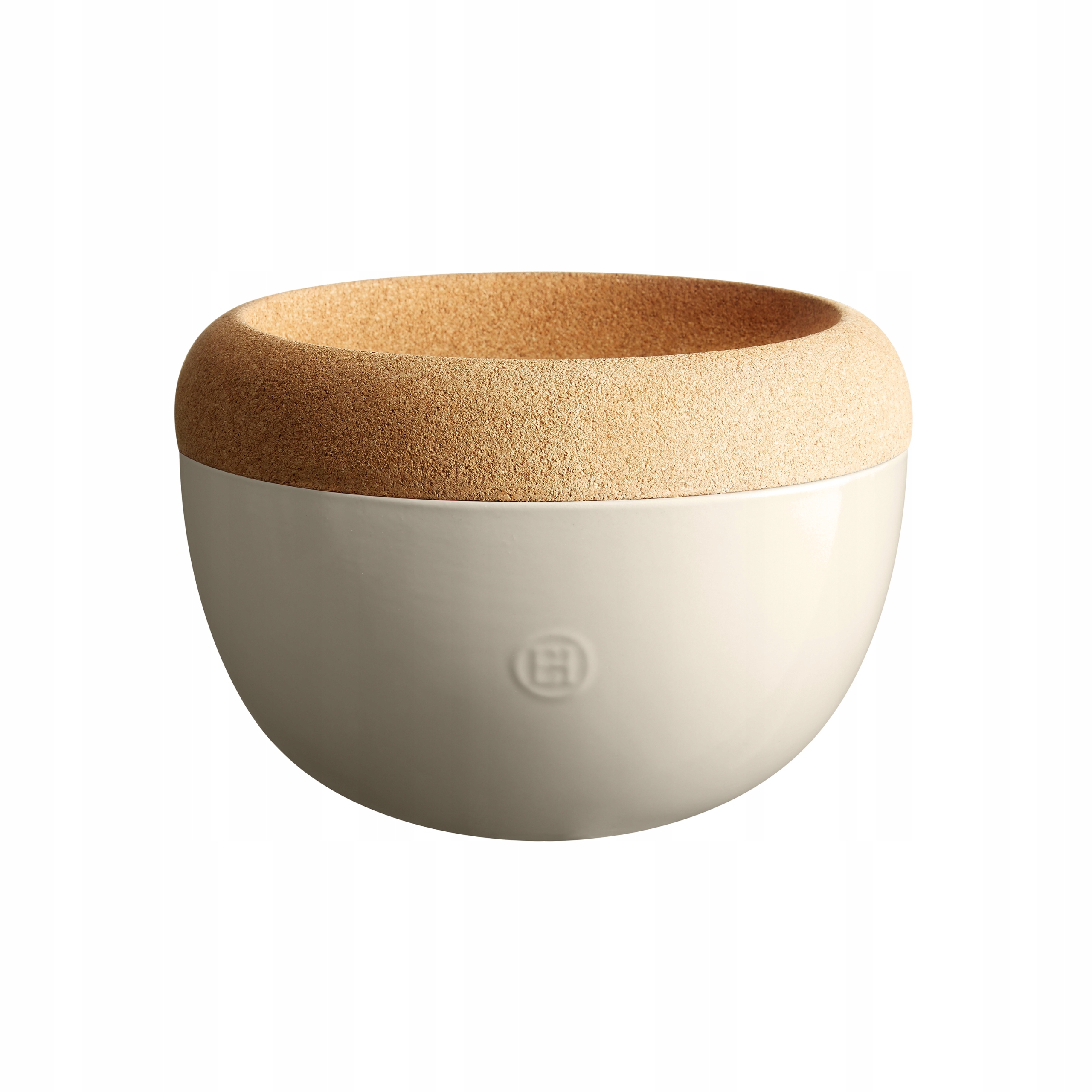 Emile Henry Natural Hlboká miska na ovocie a zeleninu 27 cm krémová