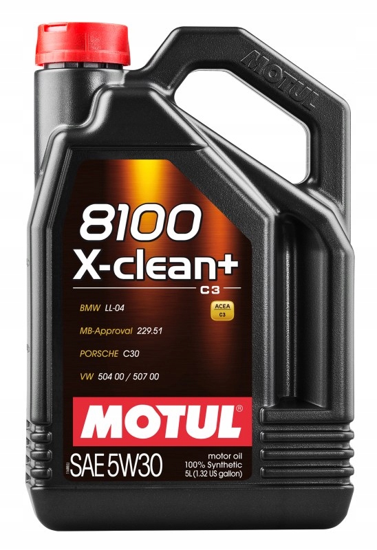 Motul Olej 5W30 5L 8100 X-clean+ C3 504.00 507.00 229.51 LL04 C30
