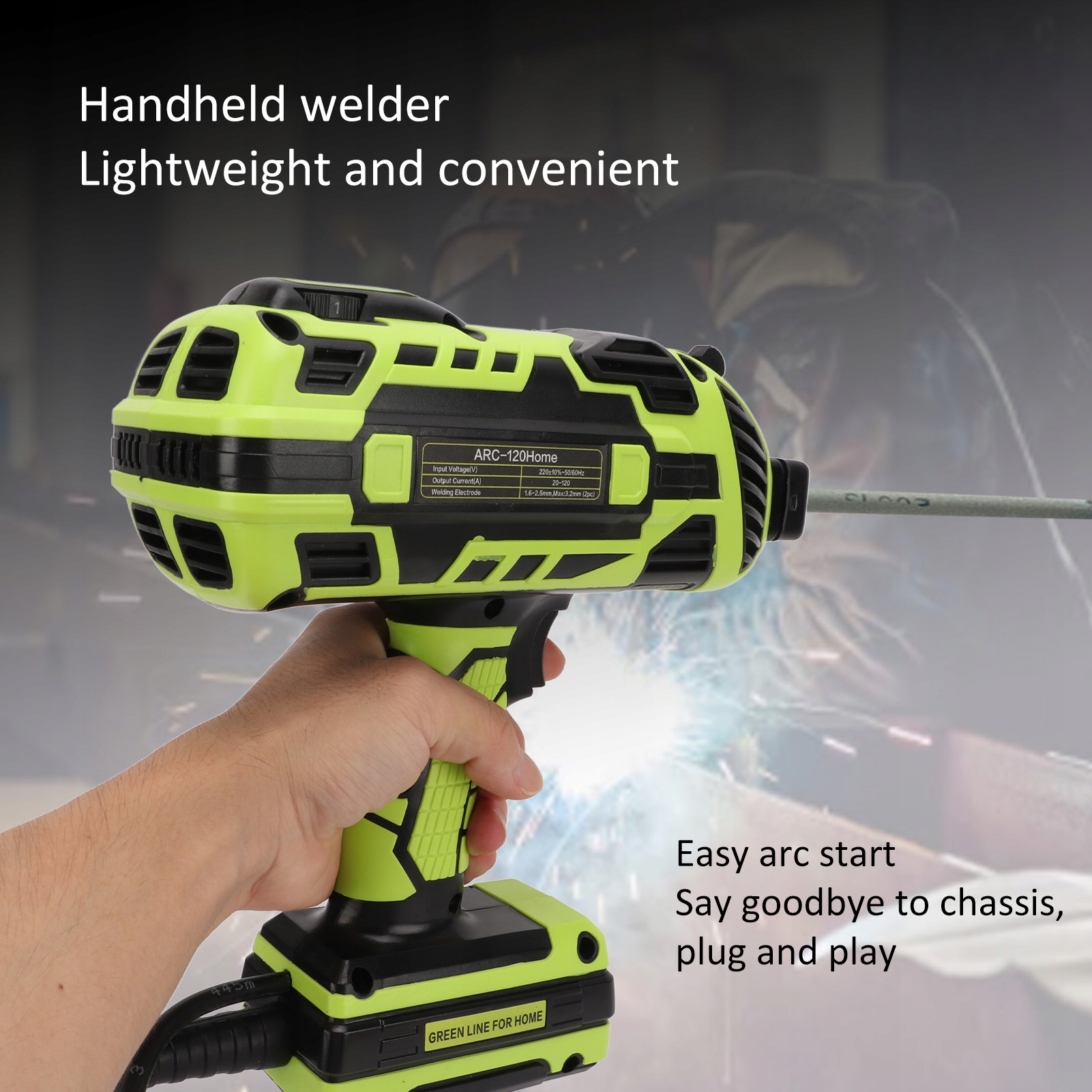 "Arc welder Hand-held portable welding machine Zasilanie sieciowe