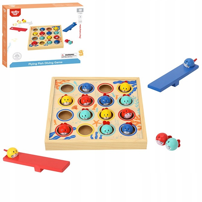 

Tooky Toy Gra Zręcznościowa Latające Rybki 19 el.