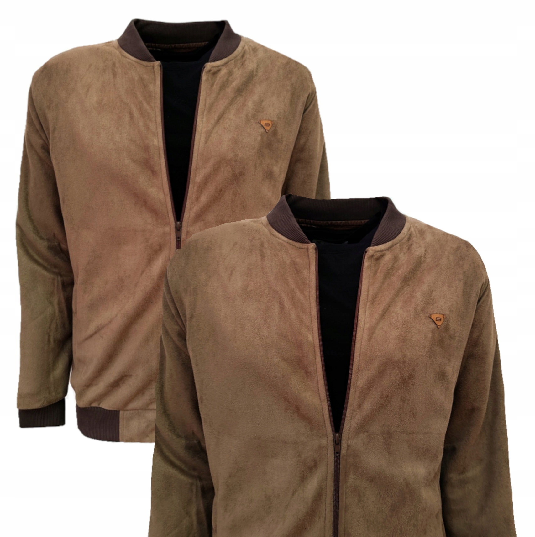 Přechodová bunda na zip sportovní mikina Mokka 3XL