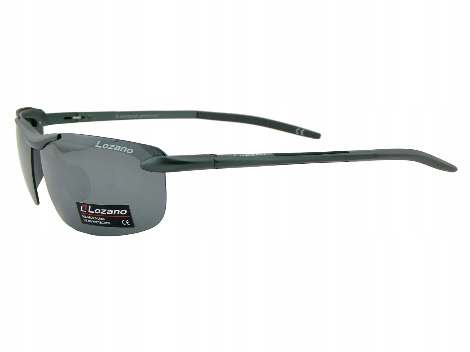 Okulary z Polaryzacją Srebrne Lustra Rowerowe Etui Model LZ-329C-1R