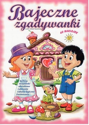 

Bajeczne Zgadywanki. Książka Edukacyjna.naklejki