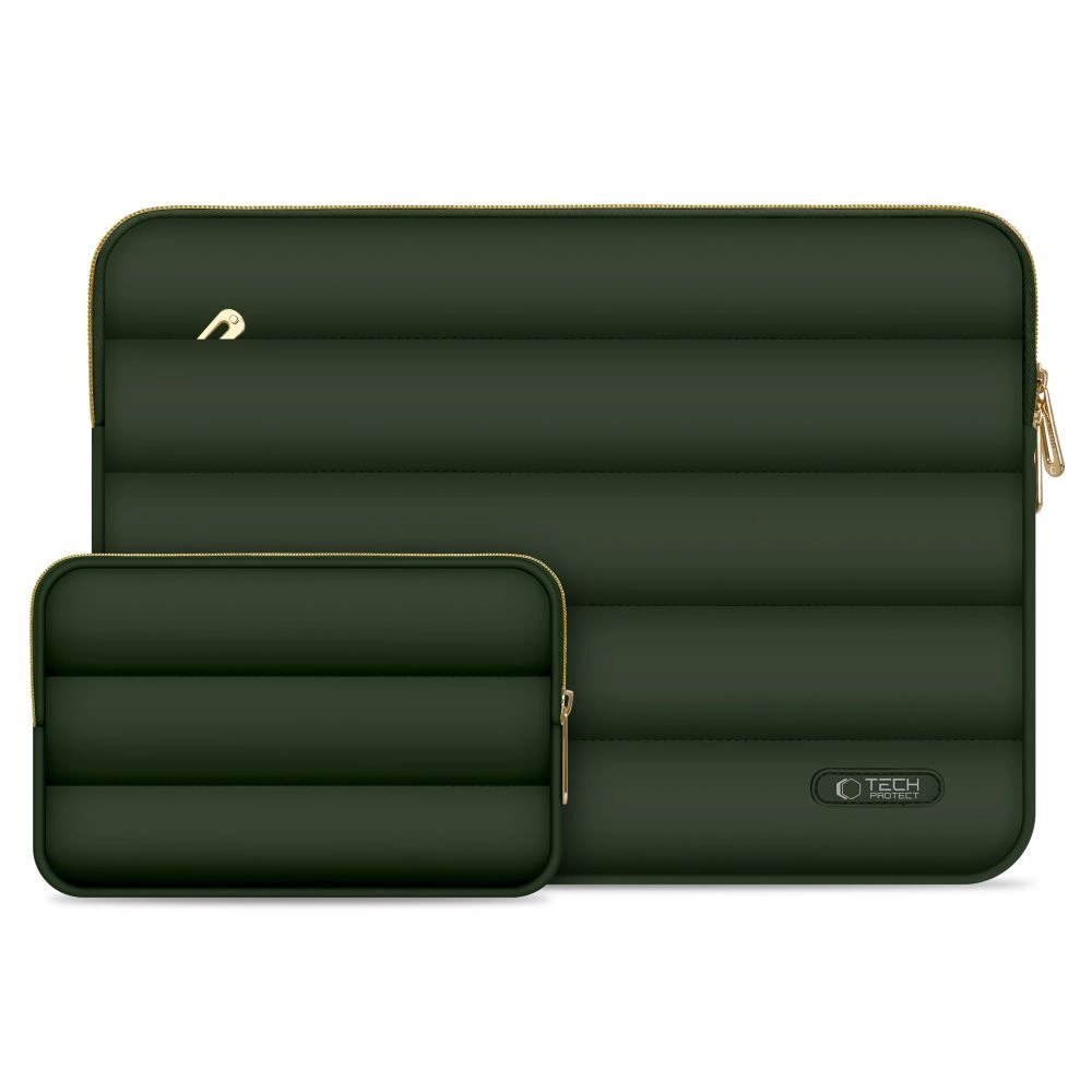 Torba na laptopa 15-16 Tech-Protect Puffy oliwkowe