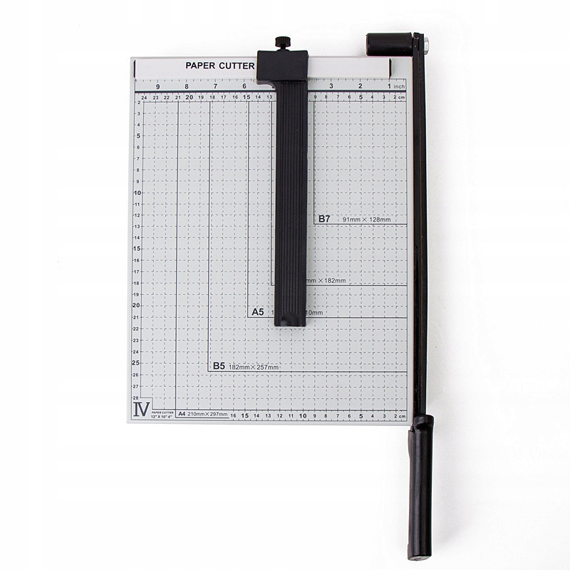 METALOWA GILOTYNA DO CIĘCIA PAPIERU PRECYZYJNA OBCINARKA WZMOCNIONA A4 A5 Marka inny