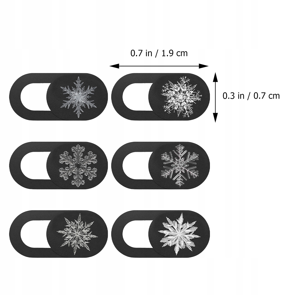 SUWAK KAMERY INTERNETOWEJ BLOKADA KAMERY LAPTOPY OSŁONA KAMERY Kolor dominujący czarny