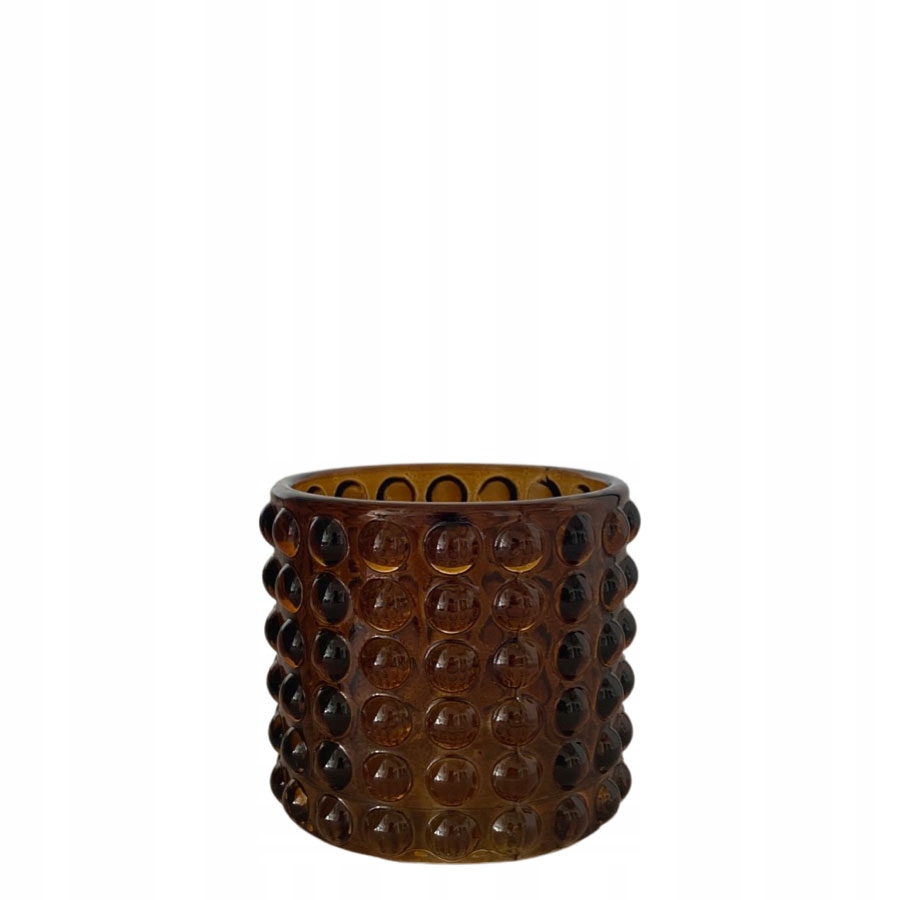 

Świecznik Szklany Brązowy 6,5x7cm Tealight