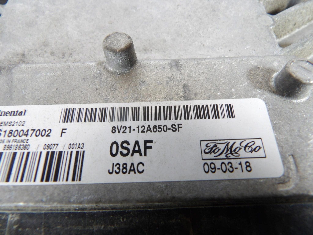 FORD FIESTA MK7 1.25B control unit of the engine 8V21-12A650-SF