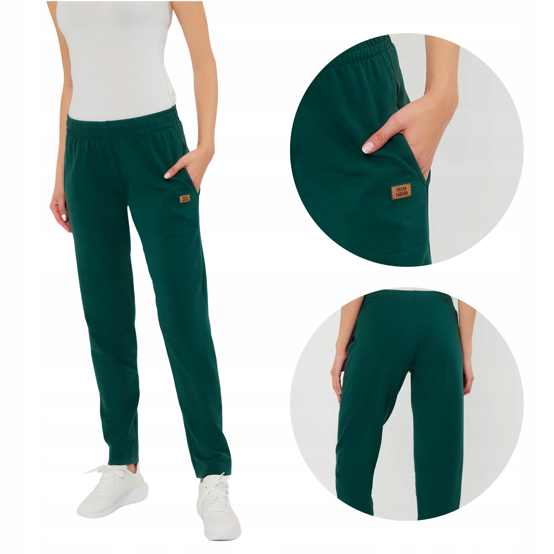 Kalhoty Lagos dl. c.zelené vel. M Italian Fashion